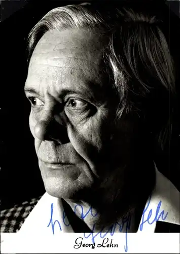 Ak Schauspieler Goerg Lehn, Portrait, Autogramm