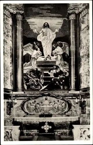 Foto Ak Hamburg Mitte Neustadt, Michaeliskirche, Innenansicht, Altar