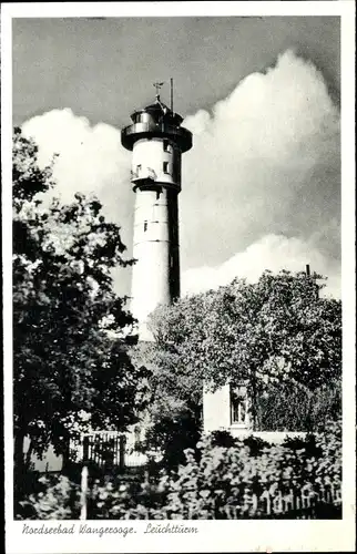 Ak Nordseebad Wangerooge in Ostfriesland, Leuchtturm