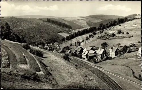 Ak Heubach Masserberg in Thüringen, Panorama