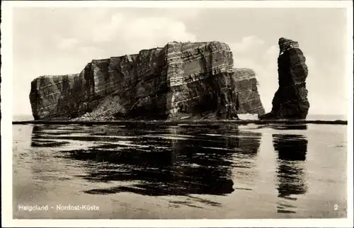 Ak Nordseeinsel Helgoland, Nordost-Küste, Lange Anna