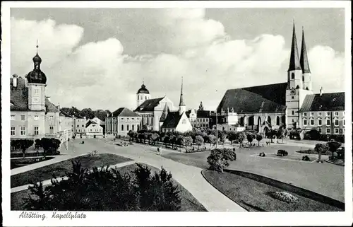 Ak Altötting Oberbayern, Kapellplatz