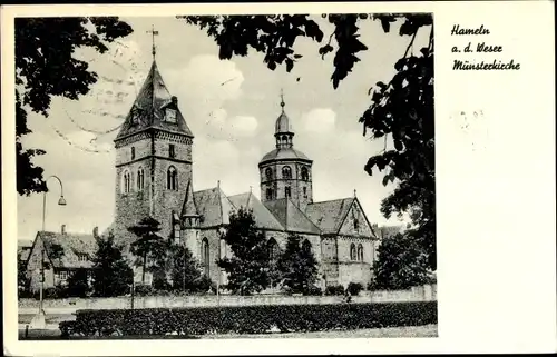 Ak Hameln an der Weser Niedersachsen, Münsterkirche