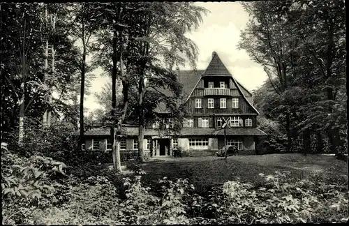 Ak Dransfeld, Hoher Hagen, Pension Auf dem hohen Hagen