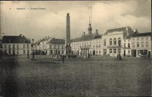 Ak Ronse Ronse Ostflandern, Grand&#39;Place