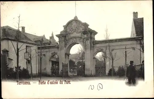 Ak Tervuren Flämisch-Brabant, Tor zum Park