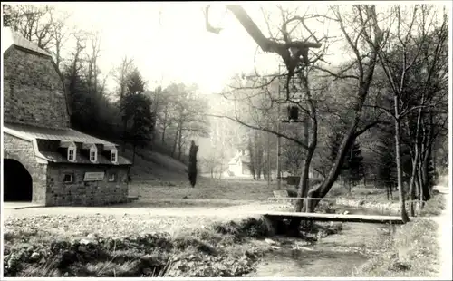 Foto Bastogne Wallonien Luxemburg, Fluss-Partie