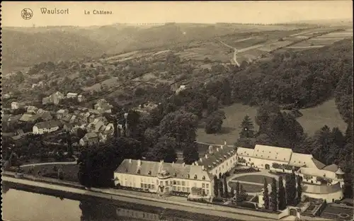 Ak Waulsort Namur, Das Schloss