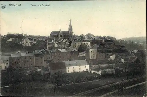 Ak Walcourt Wallonien Namur, Panorama