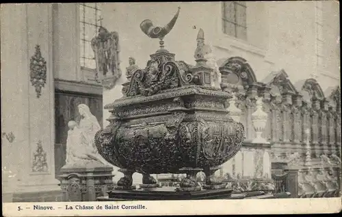 Ak Ninove Ostflandern, Die Jagd auf Saint Corneille