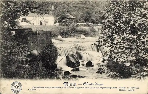 Ak Thuin Wallonie Hennegau, Wasserfall