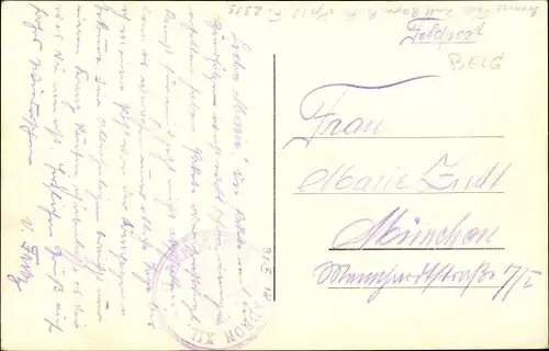 Ak Thuin Wallonie Hennegau, Hängende Gärten