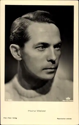 Ak Schauspieler Heinz Welzel, Portrait