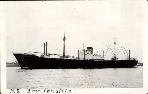 Foto Ak Dampfer MS Brandenstein, Norddeutscher Lloyd Bremen NDL