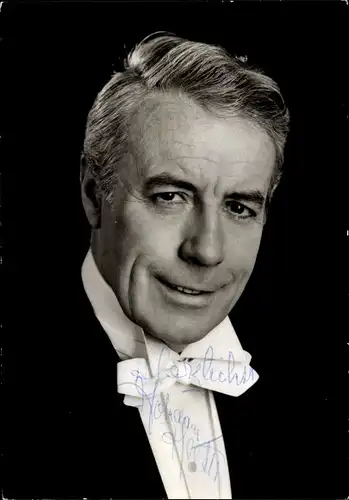 Ak Schauspieler Johannes Heesters, Portrait, Autogramm