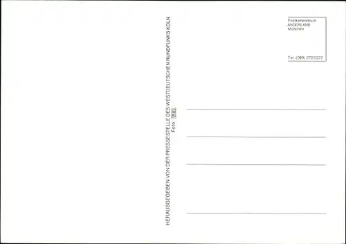 Ak Moderator Klaus Schwarze, Portrait, Autogramm