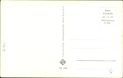 Ak Schauspielerin Nadja Tiller, Portrait, Autogramm