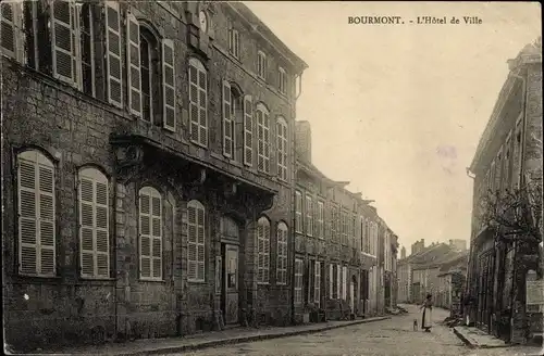 Ak Bourmont Haute-Marne, l'Hotel de Ville