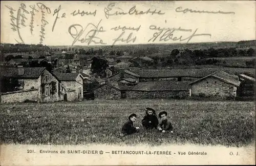 Ak Bettancourt la Ferrée Haute Marne, Vue Generale