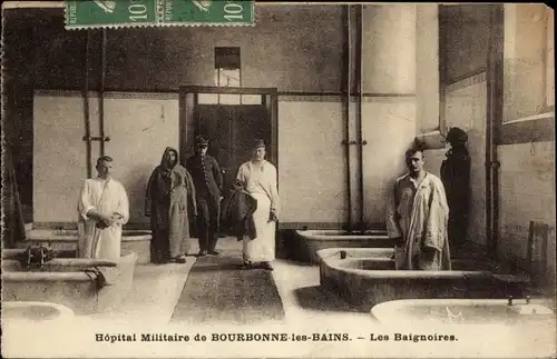 Ak Bourbonne les Bains Haute Marne, Les Baignoires