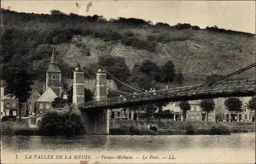 Ak Vireux Molhain Ardennen, Le Pont