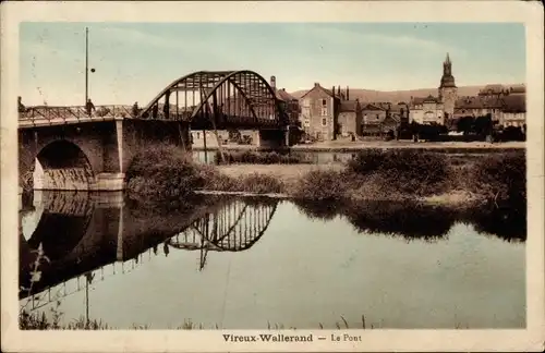 Ak Vireux Wallerand Ardennes, Le Pont