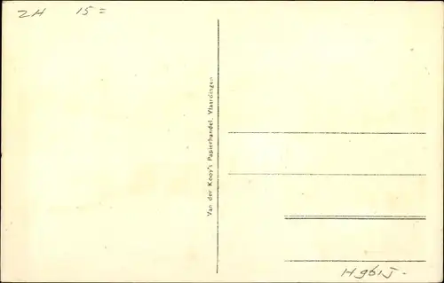 Ak Vlaardingen Südholland, Visbank