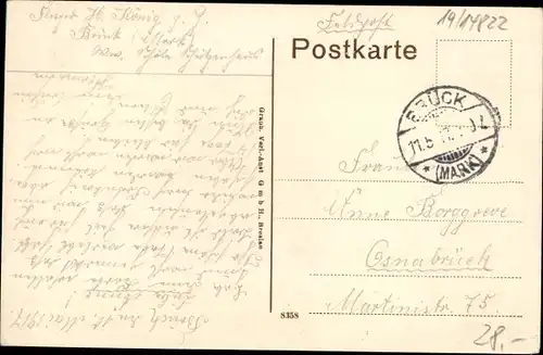 Ak Brück in der Mark, Eisenbahnstraße, Molkerei