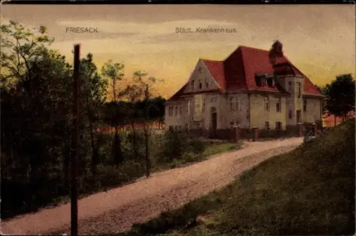 Ak Friesack in der Mark, Städtisches Krankenhaus