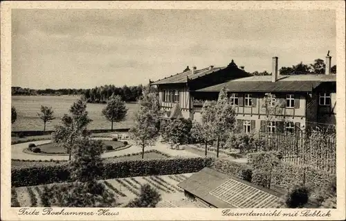 Ak Zapadłe Tiefensee bei Crossen Ostbrandenburg, Fritz Boxhammer Haus, Jugendheim