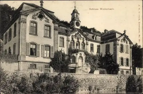 Ak Weilerbach Berdorf Luxemburg, Schloss Weilerbach