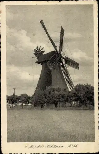 Ak Kremmen im Havelland, 5 flügelige Holländer Windmühle