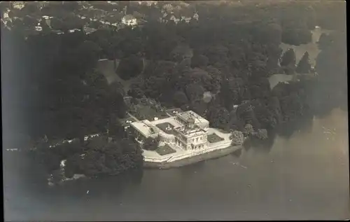 Ak Potsdam, Marmor Palais, Fliegeraufnahme