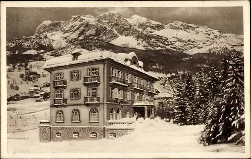 Ak Cortina d'Ampezzo Veneto, Hotel Regina