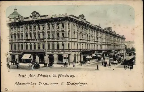 Ak Sankt Petersburg Russland, Grand Hotel d&#39;Europe