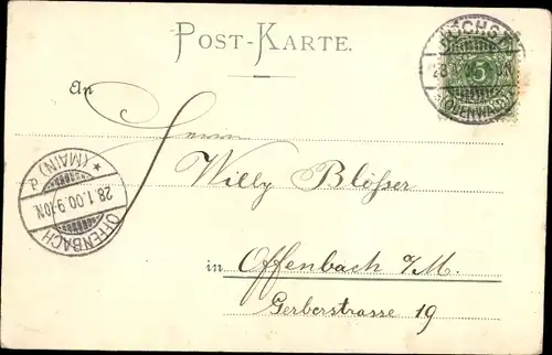 Ak Höchst im Odenwald, Totalansicht