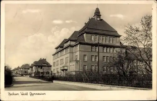 Ak Beckum in Westfalen, Gymnasium