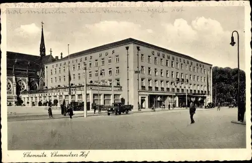 Ak Chemnitz in Sachsen, Chemnitzer Hof
