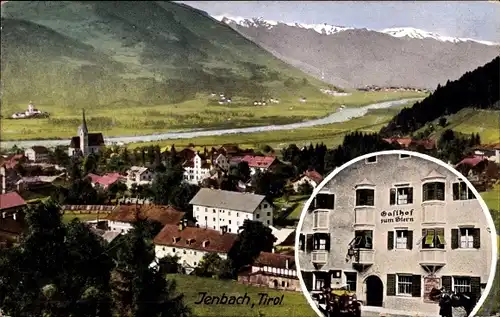 Ak Jenbach in Tirol, Panorama, Gasthof Stern