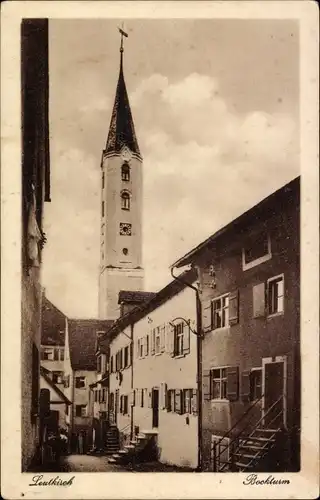Ak Leutkirch im Allgäu Württemberg, Bockturm