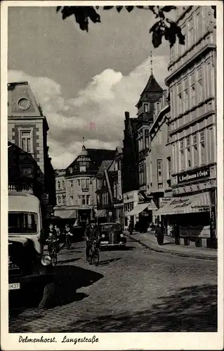 Ak Delmenhorst in Oldenburg, Langestraße