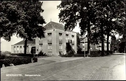 Ak Moergestel Nordbrabant Niederlande, Gemeindehaus