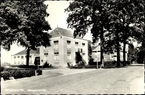 Ak Moergestel Nordbrabant Niederlande, Gemeindehaus