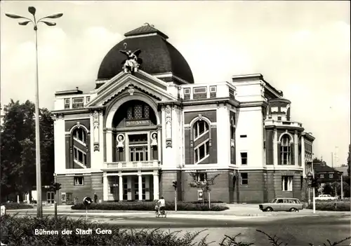 Ak Gera in Thüringen, Theater, Bühnen der Stadt