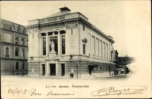 Ak Genève Genf Stadt, Victoria Hall