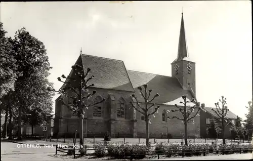 Ak Otterlo Gelderland, Ned. Herv. Kerk