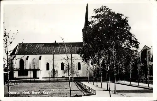 Ak Otterlo Gelderland, Ned. Herv. Kerk