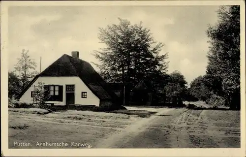 Ak Putten Gelderland, Arnhemsche Karweg