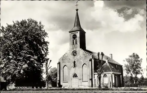 Ak Hoenderloo Gelderland, Ned. Herv. Kerk