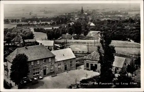 Ak Laag Keppel Gelderland, Drususput en Panorama op Laag - Elten
